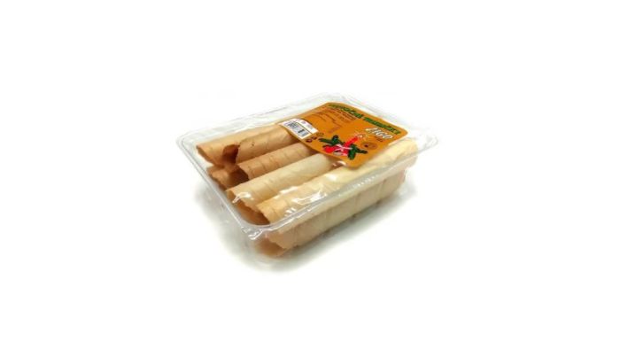 Traditional Christmas wafer tubes - 50 g