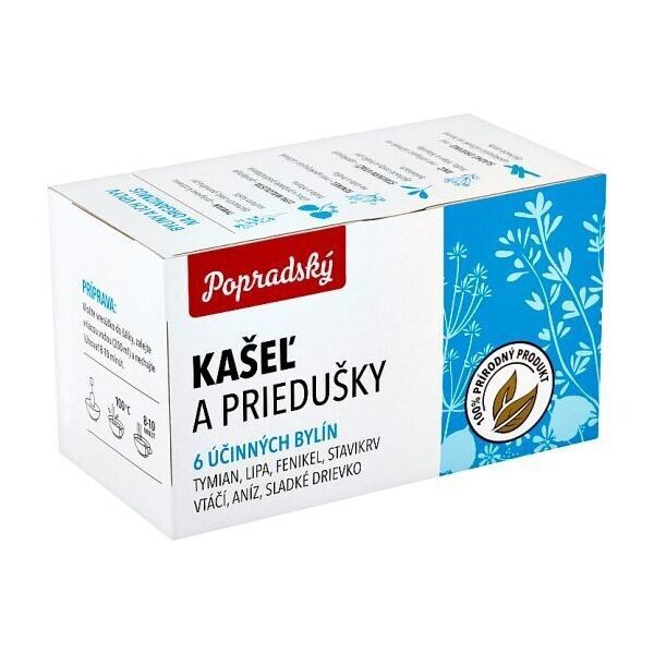 Popradský Cough and bronchitis herbal tea 22.5 g