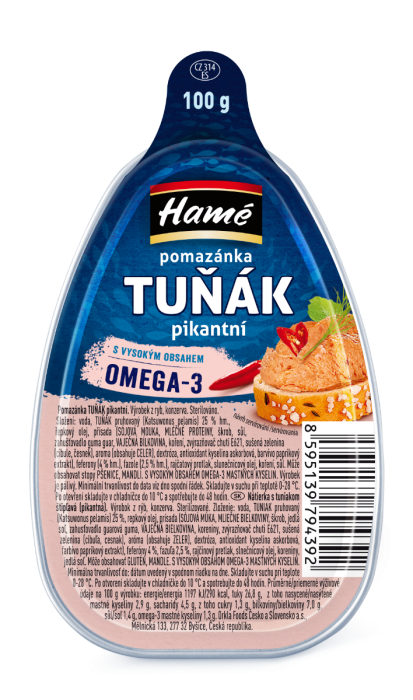 TUNAK POMAZANKA pikantni  100G HAME